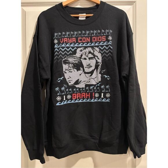 Point Break Vaya Con Dios Sweatshirt size Large - Picture 1 of 2